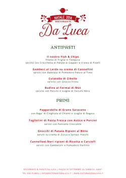 Scarica il Menù di Natale