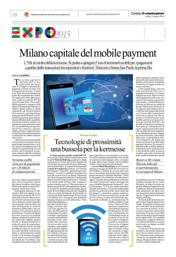 Milano capitale del mobile payment