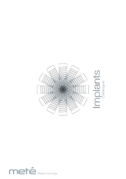 impianti 2014 - Met&egrave; Implantology