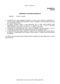 Bozza Allegati ipotesi Accordo FUA 2014