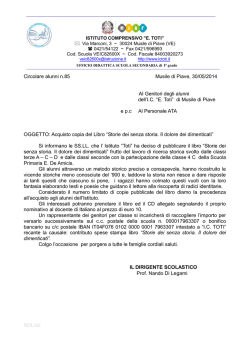 Acquisto libro:"Storie dei senza storia" (vedi la circolare