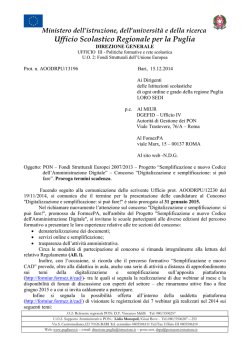 Ufficio Scolastico Regionale per la Puglia