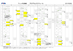 フィッタ広島店 プログラムスケジュール 2015.01.