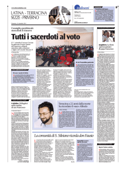 2014, settembre 14 - Diocesi di Latina