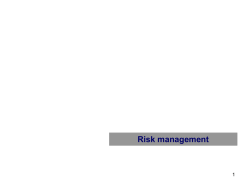 Risk Management - Analisi di rischio
