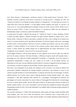 Jean-Pierre Sarrazac, Th&eacute;&acirc;tres Intimes, Paris, Actes Sud, 1989, p.170.