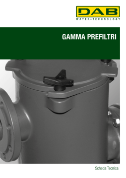 GAMMA PREFILTRI - DAB Pumps S.p.A.