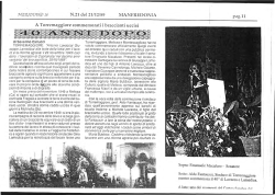 Il 29 Novembre 1949 sono stati uccisi Antonio LAVACCA e