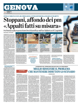 meglio risolvere il problema che mantenere immutato lo scenario