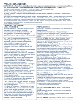 CV completo - Scuola Counseling Roma