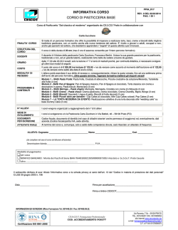 corso di pasticceria base