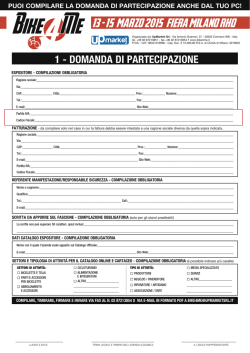 13 - 15 marzo 2015 fiera milano rho