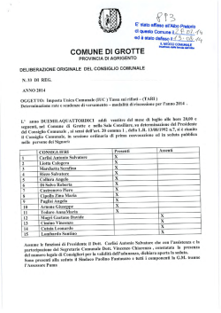 s t a - Comune di Grotte