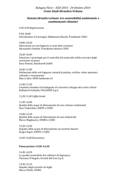 Bologna Fiere &ndash; H2O 2014 - 24 Ottobre 2014 Cento