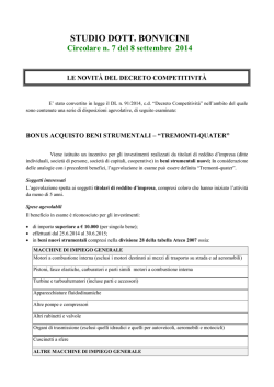 le novità del decreto competitività