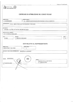 certificati asd new freccette roventi