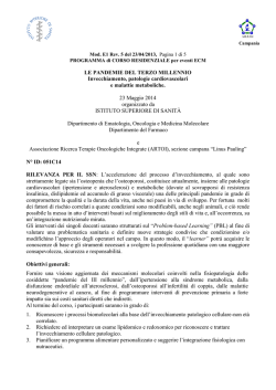 Programma - Istituto Superiore di Sanit&agrave;