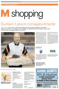 Gustare il pesce consapevolmente