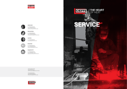 SERVICE - Cieffe Forni Industriali