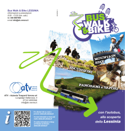 PANORAMI e SAPORI ESCURSIONI MOUNTAIN BIKE della Lessinia