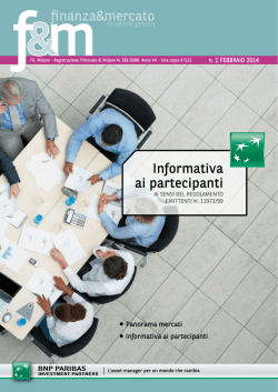 n.1 – Febbraio 2014 - BNP Paribas Investment Partners
