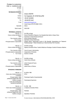 CV (English Version) - dott. Antonio Onofri
