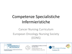 1 - Master in Infermieristica oncologica