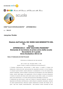 scarica - Istituto Scolastico Comprensivo Nord