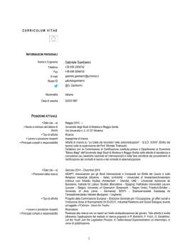 CV Formato Europeo (pdf)
