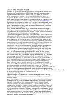 Ode ai miei muscoli dolenti