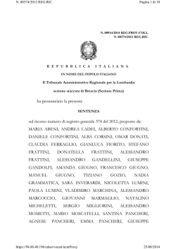 Qui La sentenza del TAR - energ