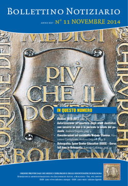 Novembre 2014 - Ordine dei Medici di Bologna