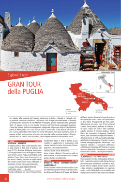 GRAN TOUR della PUGLIA