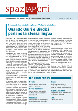 Numero 2 Luglio 2011