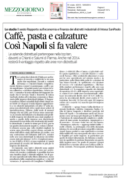 Rassegna stampa - Consorzio per la tutela del Prosecco Doc