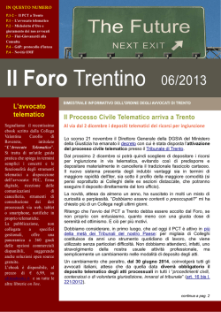 numero 6 - Ordine degli Avvocati di Trento