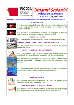 Dirigenti Scolastici - FLC CGIL Lombardia