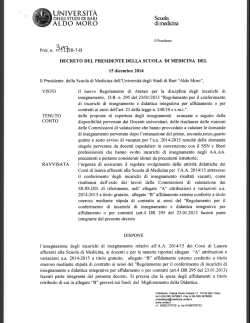 Untitled - Scuola di Medicina