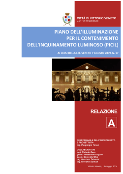 PCIL Vittorio Veneto (TV) - Relazione Fascicolo A