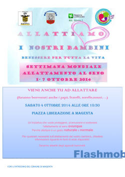 Locandina Flash Mob Magenta