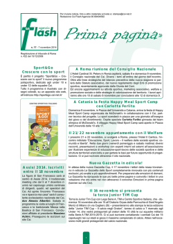 Prima pagina&raquo; - La Nazionale Calcio Amputati Csi pronta per il