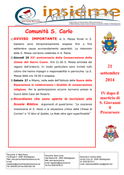 21-09-14 - Parrocchia Santa Maria Nuova