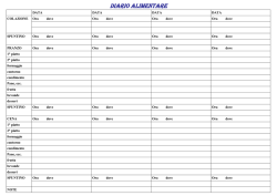 Adulti - DIARIO ALIMENTARE
