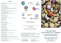 3 finale brochure melograno ONE HEALT