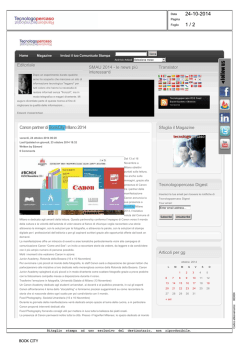 24/10/2014 Tecnologo per Caso