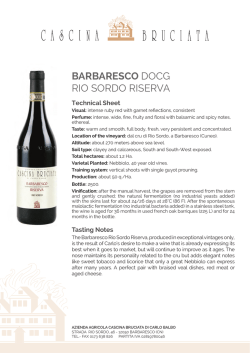 BARBARESCO DOCG RIO SORDO RISERVA