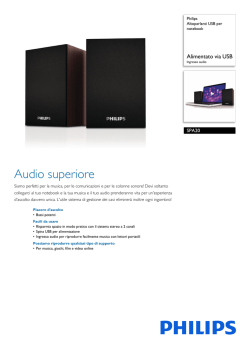 SPA20/12 Philips Altoparlanti USB per notebook