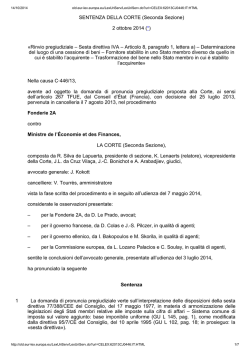 SENTENZA DELLA CORTE (Seconda Sezione) 2 ottobre