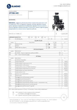 Scheda Ordine OPTIMA 400