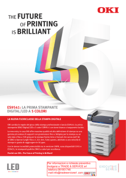 THE FUTURE OF PRINTING IS BRILLIANT